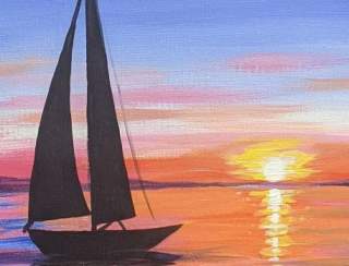 Sunset Sail - Painting Class