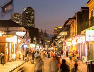 Bourbon Street at Night