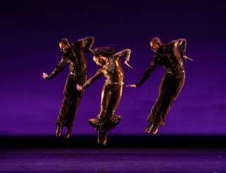 Hubbard Street Dancers Aaron Choate, Cyrie Topete, Dominick Brown in 'Sweet Gwen Suite' by Bob Fosse and Gwen Verdon