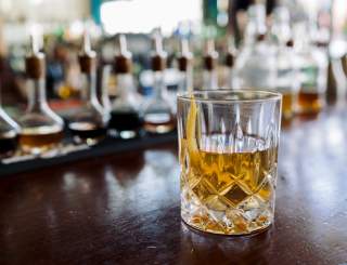 Port City Cocktail (Made with Sazerac and Peychaud's) - Toups South at the Southern Food & Beverage Museum