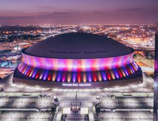 Superdome from Hyatt Regency Rooftop