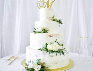NOLA wedding cake