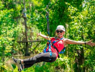 Zip NOLA is New Orleans' and the World's FIRST ever fully aquatic swamp zipline! With over a half mile of ziplines and suspension bridges spanning the Maurepas Swamp, Zip NOLA is the premier activity for nature lovers and thrill seekers alike. View swamp critters and the amazing swamp ecosystem from the comfort of the moss covered cypress treetops! Zip NOLA’s facility has many amenities including a 1200 sq ft gift shop with the latest and greatest New Orleans souvenirs, gifts, and snack/beverage items. Our shop also boasts a phenomenal enclosure for our baby alligators and turtles! We also have spacious restrooms, locker storage, green space picnic area, and an expansive 2000 sq ft elevated seating area overlooking the beautiful cypress-filled Maurepas Swamp. Guests can take in breathtaking sights of moss covered cypress swamp, while they also view the many wildlife that frequent the area. Alligators can be readily seen, as well as a plethora of other swamp critters!