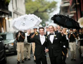 gay wedding in the French Quarter