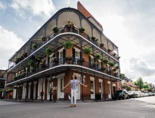 Exploring Royal Street in the French Quarter