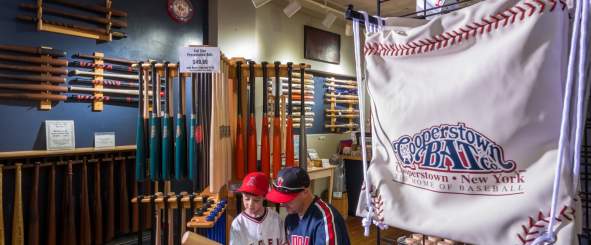 Cooperstown Bat Company's retail shop