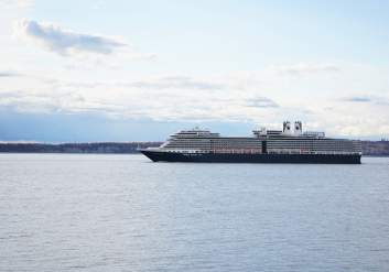 Cruise Ship Leaving Port of Anchorage
