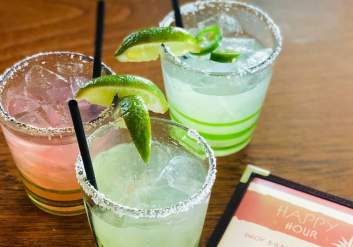 Enjoy happy hour margaritas at Escalante's