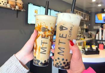 Black Sugar Milk Teas at MTea and Coffee