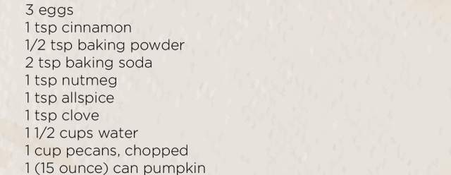 Coffee Can Pumpkin Bread
