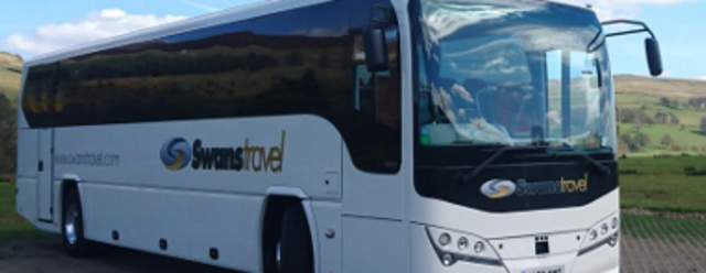 Swans Travel launches Manchester’s first electric coach
