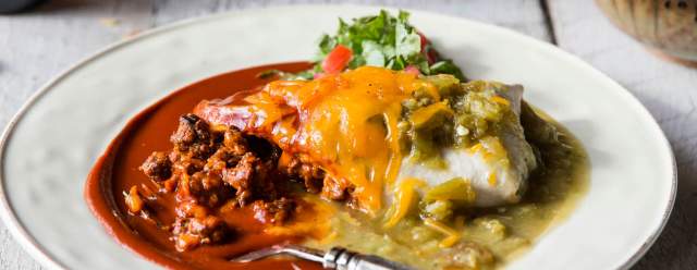Food On White Plate With Fork