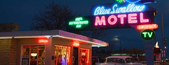 25 Reasons to Love Route 66, includes the Blue Swallow Motor Court in Tucumcari