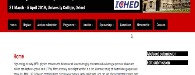 ICHED website