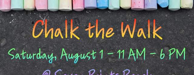 Chalk the Walk at Seven Points Beach