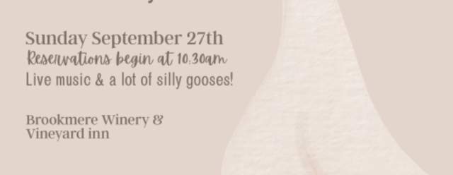 Goose Day Brunch at Brookmere Winery