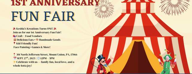 1st Anniversary Fun Fair at Keshia’s Kreations