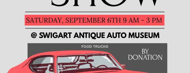 2nd Annual CHAMP Car Show at Swigart Antique Auto Museum