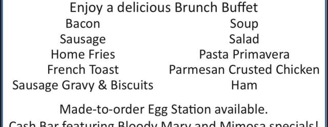 Sunday Brunch at the Huntingdon Country Club