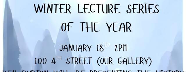 Winter Lecture Series at the Huntingdon County Historical Society Gallery