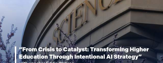 "From Crisis to Catalyst: Transforming Higher Education Through Intentional AI Strategy" Lecture at Juniata College