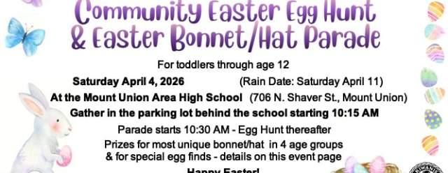 Community Egg Hunt & Parade at Mount Union High School