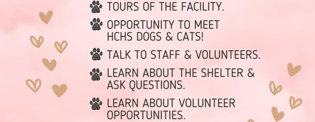 Open House at the Huntingdon County Humane Society
