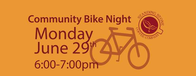 Community Bike Night at Standing Stone Coffee Company