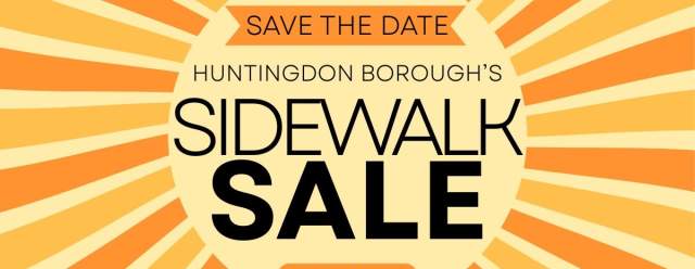 Sidewalk Sale in Downtown Huntingdon