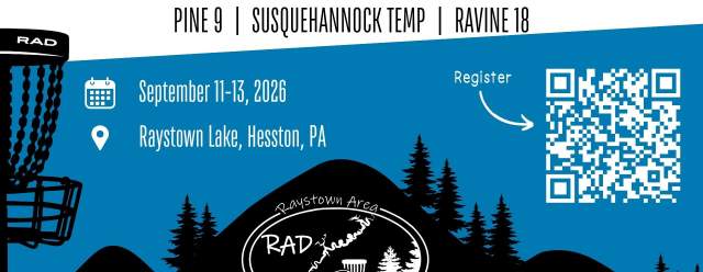 4th Annual Raystown Open Disc Golf Tournament