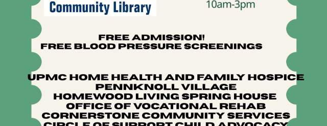 Community Resource Fair at the Saxton Community Library