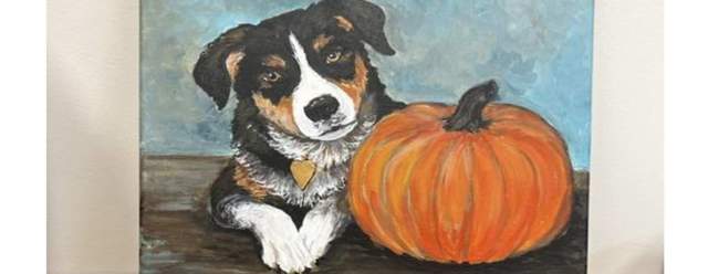 Spooktacular Pet Portrait Paint Party at the Huntingdon County Arts Center
