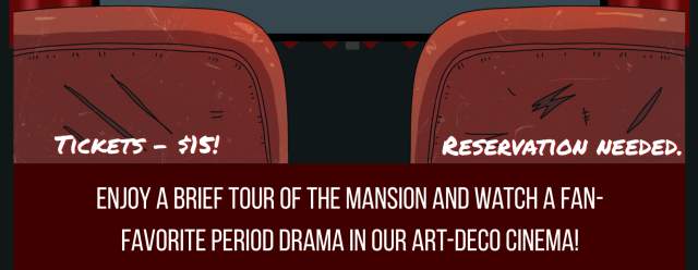 "Movie at the Mansion" at the Woods-Brown Mansion