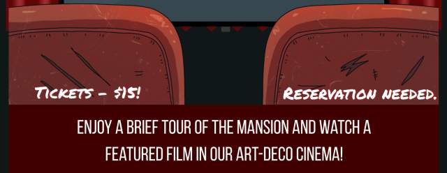 "Movie at the Mansion" at the Woods-Brown Mansion