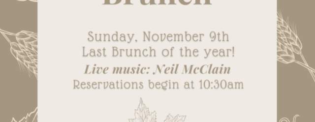 Sunday Brunch at Brookmere Winery