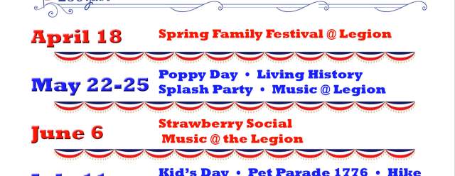 2nd Annual Spring Family Festival at the Mapleton American Legion