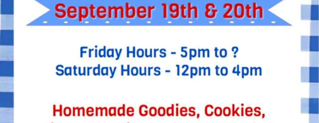 Bake Sale at the Broad Top American Legion