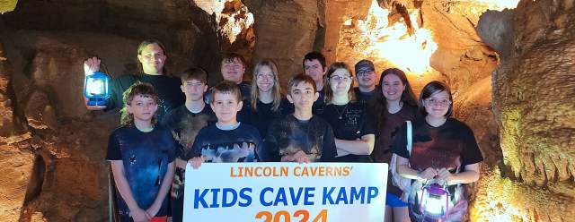 Kids Cave Kamp: Trailblazers Kamp at Lincoln Caverns