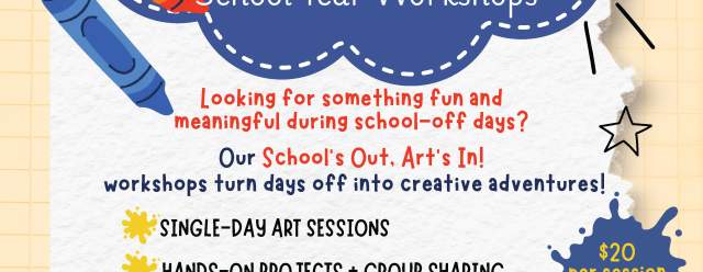 School's Out, Art's In Workshop at the Huntingdon County Arts Center