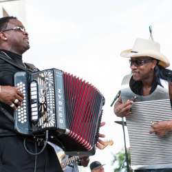 Musicians At Live After Five Festival In Baton Rouge, LA