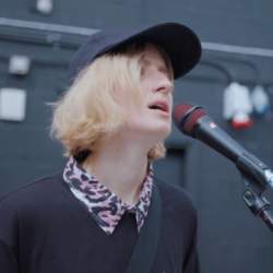 Person with blonde hair