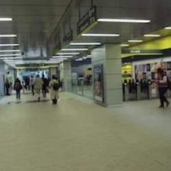 Inside Liverpool Central Station on the concours