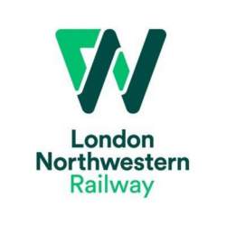 A green 'W' and the text 'London Northwestern Railway'