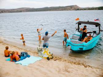 Alcova Reservoir and Sandy Beach