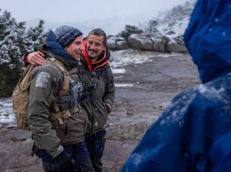 Bradly Cooper stars in a Bear Grylls episode filmed in Casper, Wyoming
