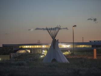 night view historic trails center