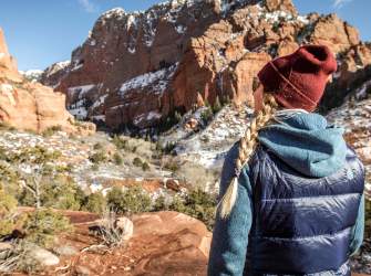 Winter Hiking in Kolob Canyons