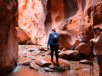 Kanarra Falls Trail - Hiking Boots