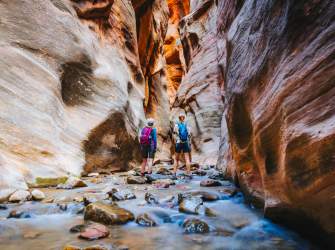 Hiking Kanarra Falls Slot Canyon, Kanarraville, Utah