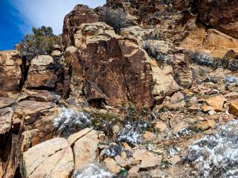 Winter at the Parowan Gap | Zipper Glyph
